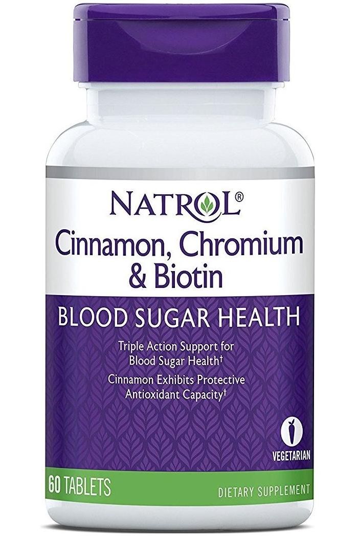 Cinnamon, Chromium & Biotin 60 tabletter framsida