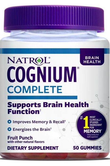 Natrol - Cognium Complete - Fruit Punch - 50 gummies - Nutri.se