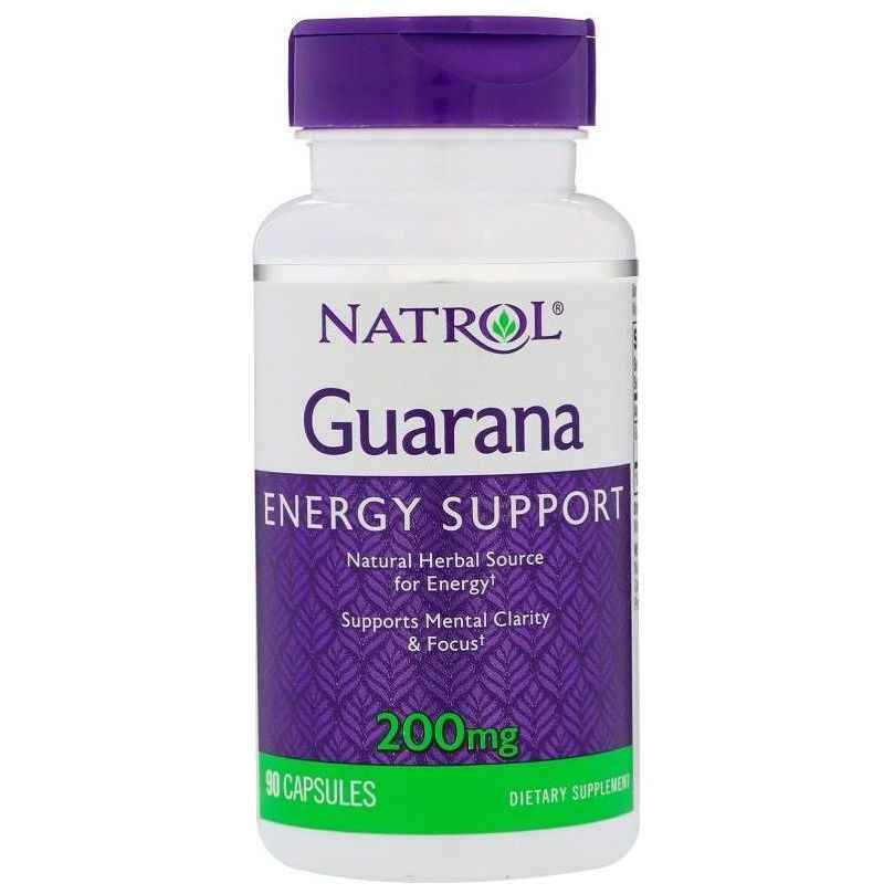 Natrol - Guarana, 200mg - 90 caps