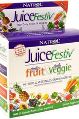 Natrol - JuiceFestiv, Daily Fruits & Veggie - 60 + 60 caps - Nutri.se