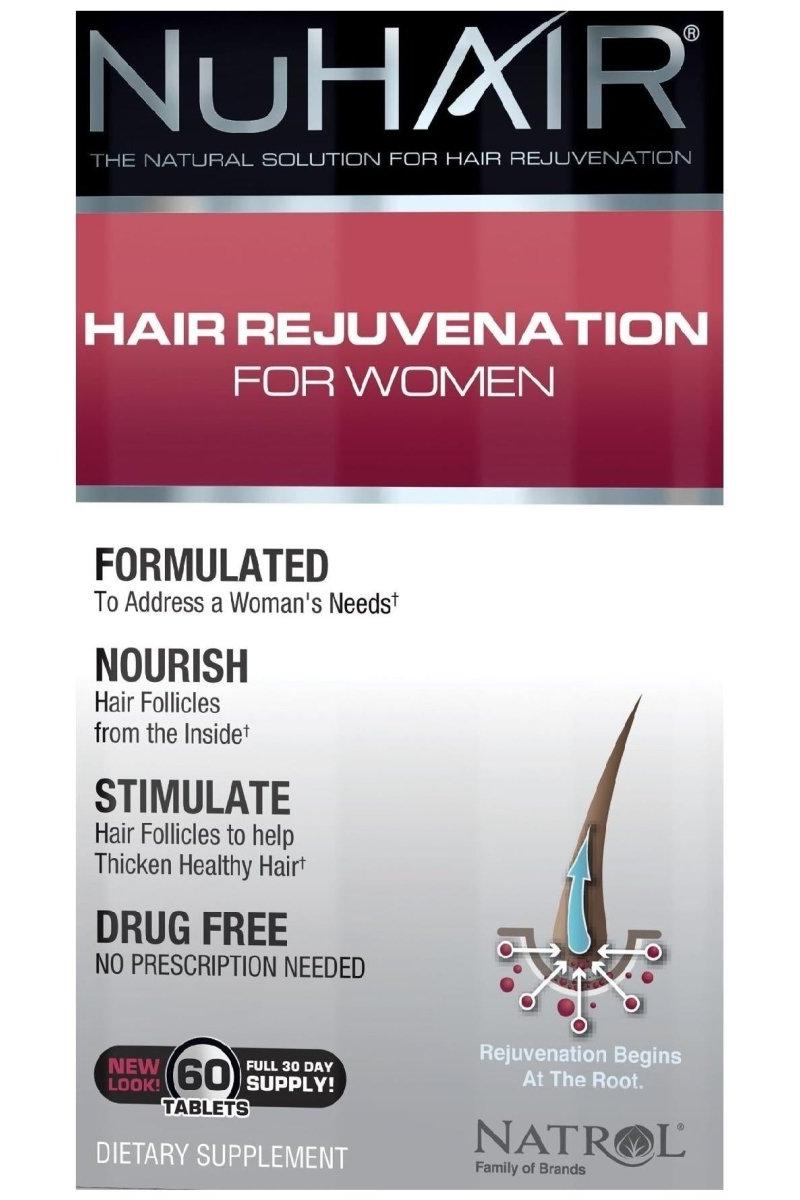 Natrol - NuHair Hair Rejuvenation for Women - 60 tablets - Nutri.se