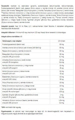 Lipo+ Flat Belly baksida med näringsinformation
