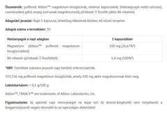 Magnesium + Active B6 baksida näringsfakta