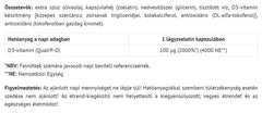 Olive D3-Vitamin baksida näringsfakta