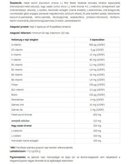 Organic Beauty Vitamin baksida näringsfakta