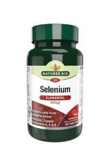 Natures Aid Selenium 200 mcg - 90 Tablets, supports immunity and protects cells from oxidative stress.