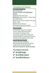 Label for Natures Aid Vitamin B12 Daily Oral Spray, detailing usage, ingredients, and storage information.