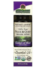 Nature's Answer 100% Pure Essential Oil Blend Peace & Quiet, 15 ml, Non-GMO, Gluten-Free, Organic