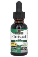 Nature's Answer Chickweed Extract 30 ml bottle, gluten-free, with natural Stellaria media ingredients.
