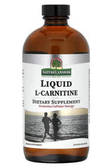Nature's Answer Liquid L-Carnitine 480ml dietary supplement promoting cellular energy and heart health.