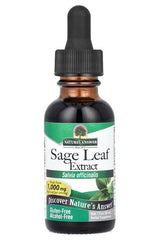 Nature's Answer Sage Leaf Extract 30 ml bottle for natural circulatory and memory support.