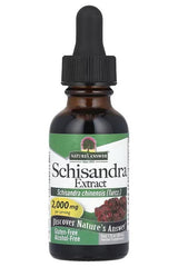 Nature's Answer Schisandra Extract, 30 ml, herbal supplement for liver support and antioxidants.