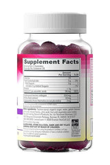 NeoCell Beauty Shield Collagen Gummies Supplement Facts label, highlighting ingredients and nutritional information.