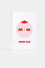 NFO - Mom SOS product packaging for breastfeeding mothers featuring a playful design.