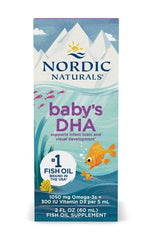Nordic Naturals Baby's DHA Fish Oil 1050mg Omega-3 with Vitamin D3 for infant brain development