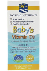 Nordic Naturals - Baby's Vitamin D3, 400 IU - Nutri.se