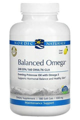 Nordic Naturals - Balanced Omega, Lemon - 180 softgels - Nutri.se