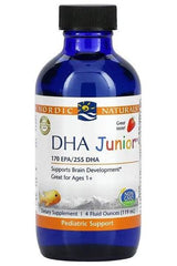 Nordic Naturals - DHA Junior Liquid, Strawberry - 119 ml. - Nutri.se