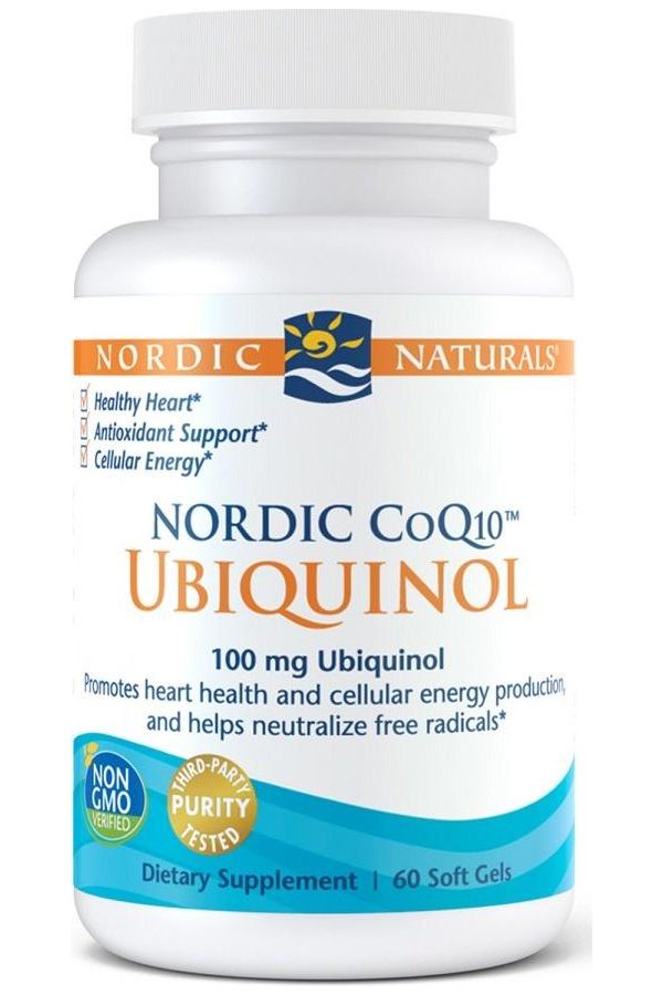 Nordic Naturals - Nordic CoQ10 Ubiquinol, 100mg - 60 softgels - Nutri.se