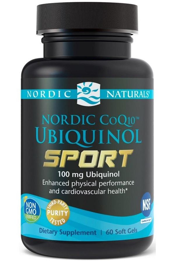 Nordic Naturals - Nordic CoQ10 Ubiquinol Sport, 100mg - 60 softgels - Nutri.se