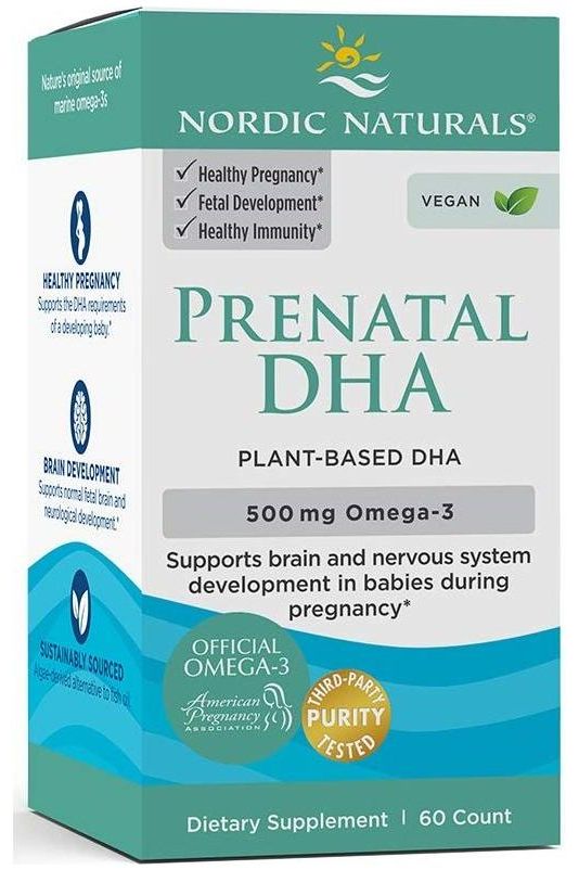 Nordic Naturals - Prenatal DHA Vegan, 500mg - 60 softgels - Nutri.se