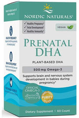 Nordic Naturals - Prenatal DHA Vegan, 500mg - 60 softgels - Nutri.se