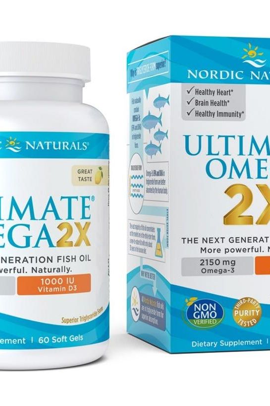 Nordic Naturals - Ultimate Omega 2X with Vitamin D3, 2150mg Lemon - 60 softgels - Nutri.se