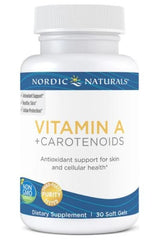 Nordic Naturals - Vitamin A + Carotenoids - 30 softgels - Nutri.se