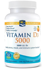 Nordic Naturals - Vitamin D3 5000 IU Orange - 120 softgels - Nutri.se