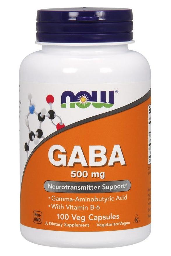 Now food - GABA 500mg + Vitamin B6 - Nutri.se