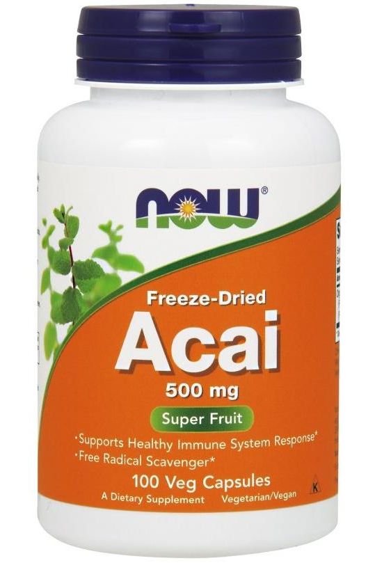 NOW Foods - Acai, 500mg - 100 vcaps - Nutri.se