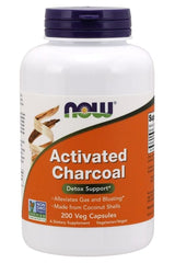 NOW Foods - Activated Charcoal - 200 vcaps - Nutri.se