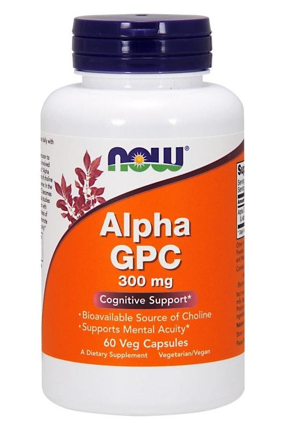 NOW Foods - Alpha GPC, 300mg - 60 vcaps - Nutri.se