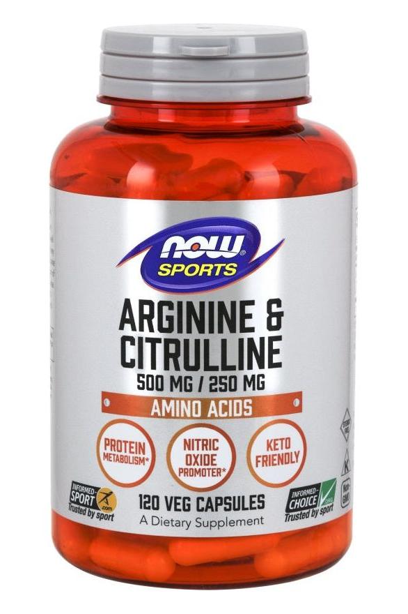 NOW Foods - Arginine & Citrulline - Nutri.se