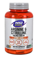 NOW Foods - Arginine & Citrulline - Nutri.se