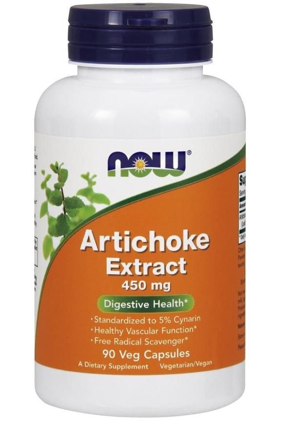 NOW Foods - Artichoke Extract, 450mg - 90 vcaps - Nutri.se
