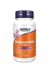 NOW Foods Astaxanthin 4 mg softgels, 90 count – Potent antioxidant for immune support.