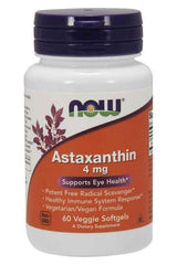 NOW Foods - Astaxanthin, 4mg - 60 veggie softgels