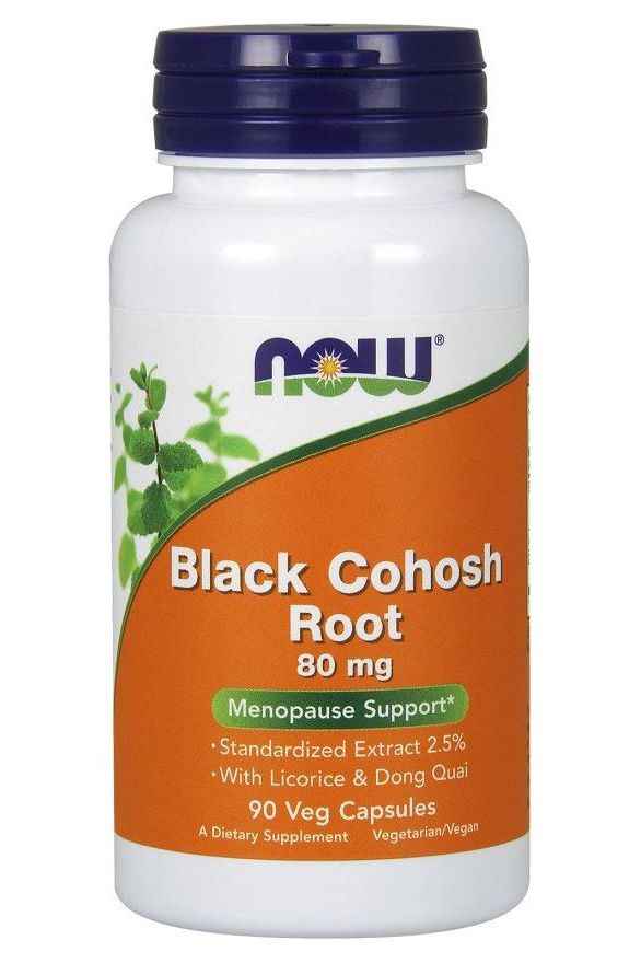 NOW Foods - Black Cohosh Root, 80mg - 90 vcaps