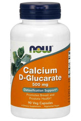 NOW Foods - Calcium D-Glucarate, 500mg - 90 vcaps