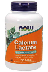 NOW Foods - Calcium Lactate - 250 tablets
