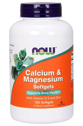 NOW Foods - Calcium & Magnesium with Vit D and Zinc - Nutri.se