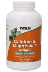 NOW Foods - Calcium & Magnesium with Vit D and Zinc - Nutri.se