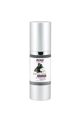 NOW Solutions Charcoal Detox Moisturizer 30 ml for oil absorption and hydration with aloe vera, goji, and acai berry.