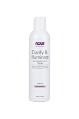 NOW Clarify & Illuminate Toner in 236 ml bottle for rejuvenating and refreshing skin.