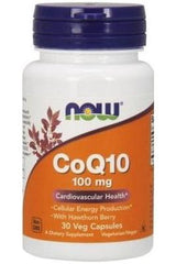 NOW Foods - CoQ10 with Hawthorn Berry - Nutri.se