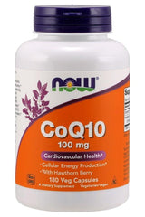 NOW Foods - CoQ10 with Hawthorn Berry - Nutri.se