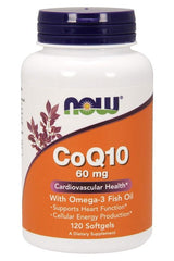 NOW Foods - CoQ10 with Omega-3 - Nutri.se