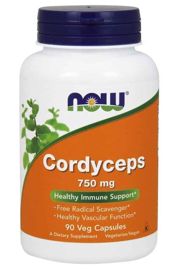 NOW Foods - Cordyceps, 750mg - 90 vcaps