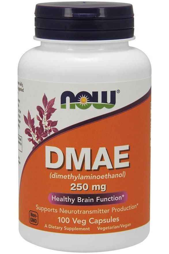 NOW Foods - DMAE (Dimethylaminoethanol), 250mg - 100 vcaps